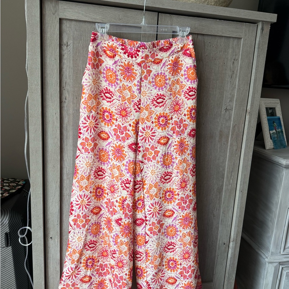 Molly Bracken Floral pants - Pink & Orange